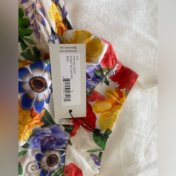 CARA CARA Nathali Skirt in egret blossoms - NWT - size small - Picture 5 of 6